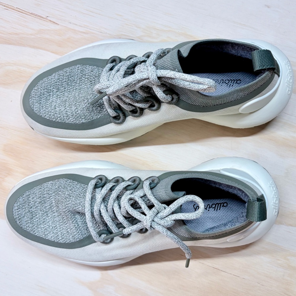 Allbirds Size 8 Trail Runner SWT Green Wool Hiking Women's - Picture 2 of 9